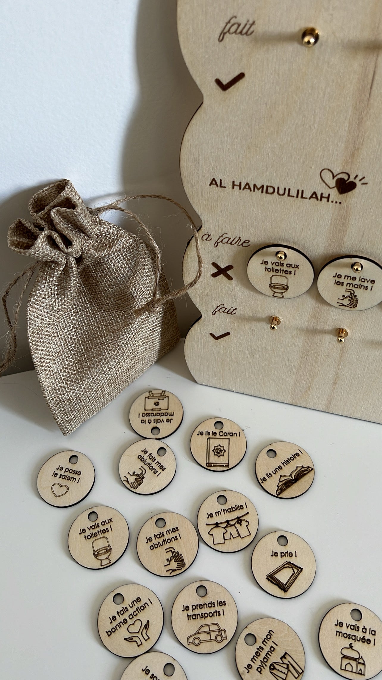 TABLEAU DE ROUTINE PERSONNALISABLE ET SON LIVRET D’INVOCATIONS