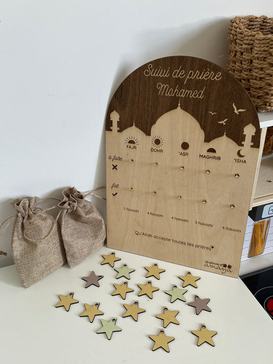 TABLEAU DE SUIVI DE PRIÈRE PERSONNALISABLE